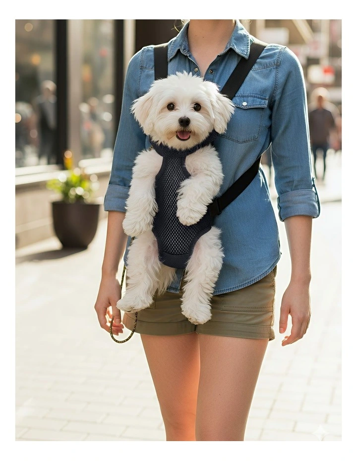 Pet Carrier Small Backpack in Black image 2