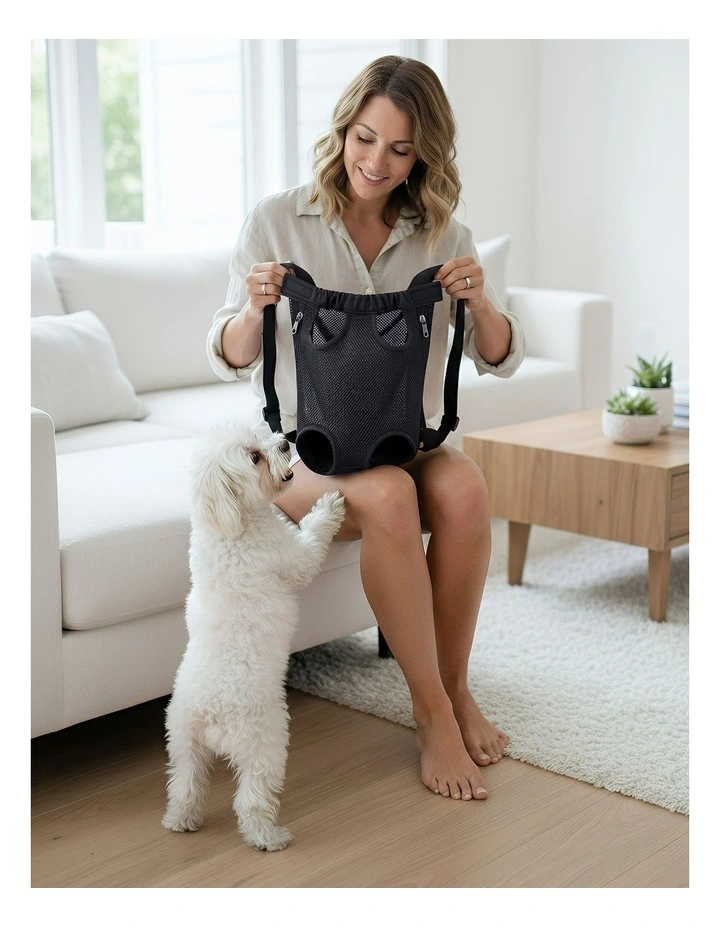 Pet Carrier Small Backpack in Black image 5