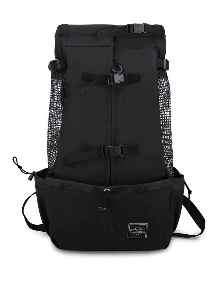 Pet Carrier XL Driving Backpack in Black image 1