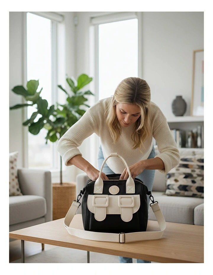 Diaper Bag in Black image 3