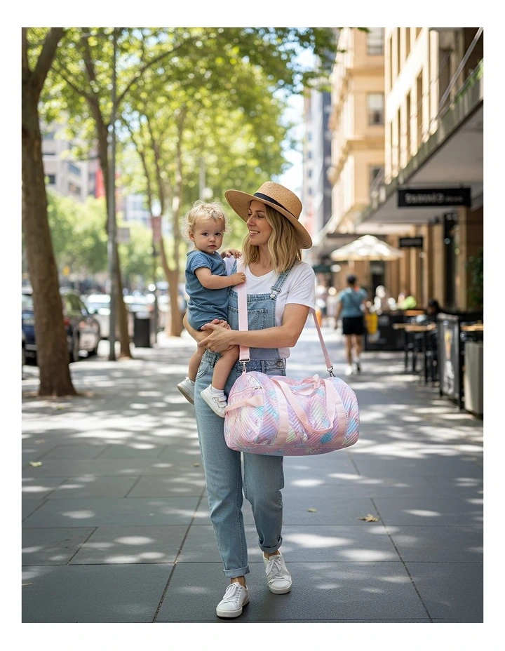 Diaper Bag in Pink image 2