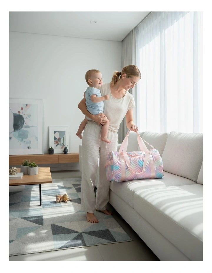 Diaper Bag in Pink image 5