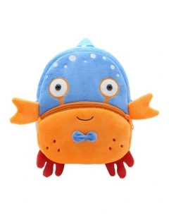 3D School Backpack in Blue