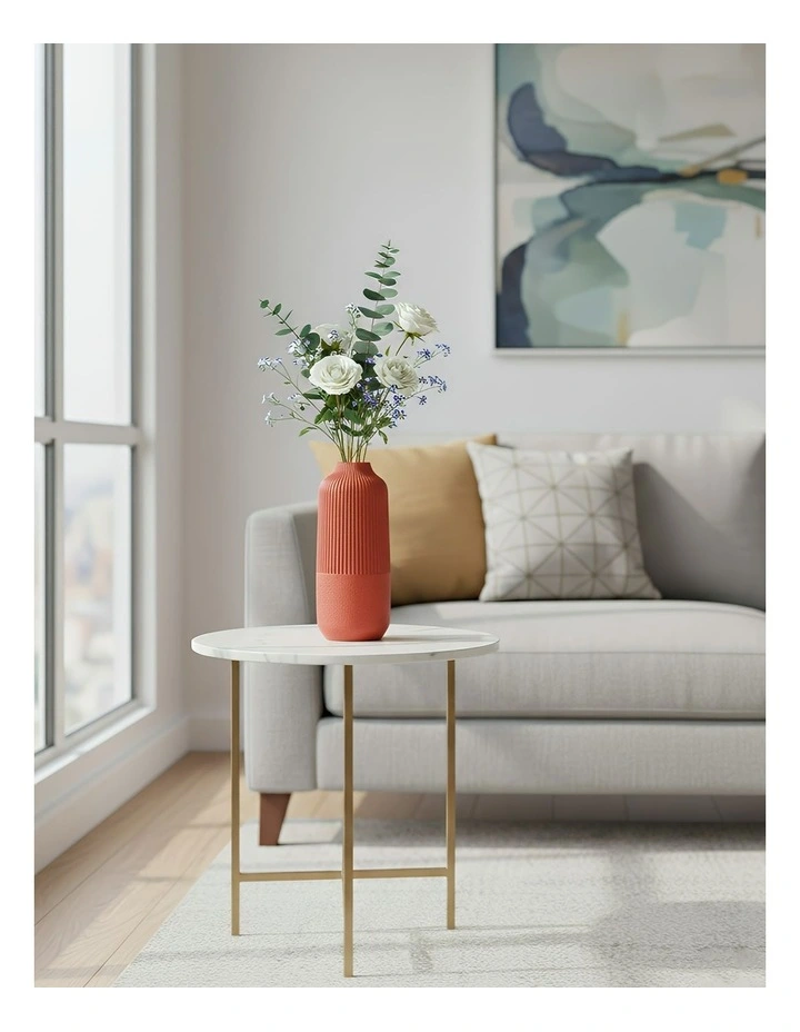 Large Nordic Style Pot Room Home Decor Flower Vase in Rosy Red image 4