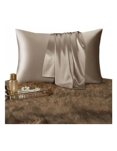 Mulberry Silk Pillowcase 50x90cm in Coffee Natural