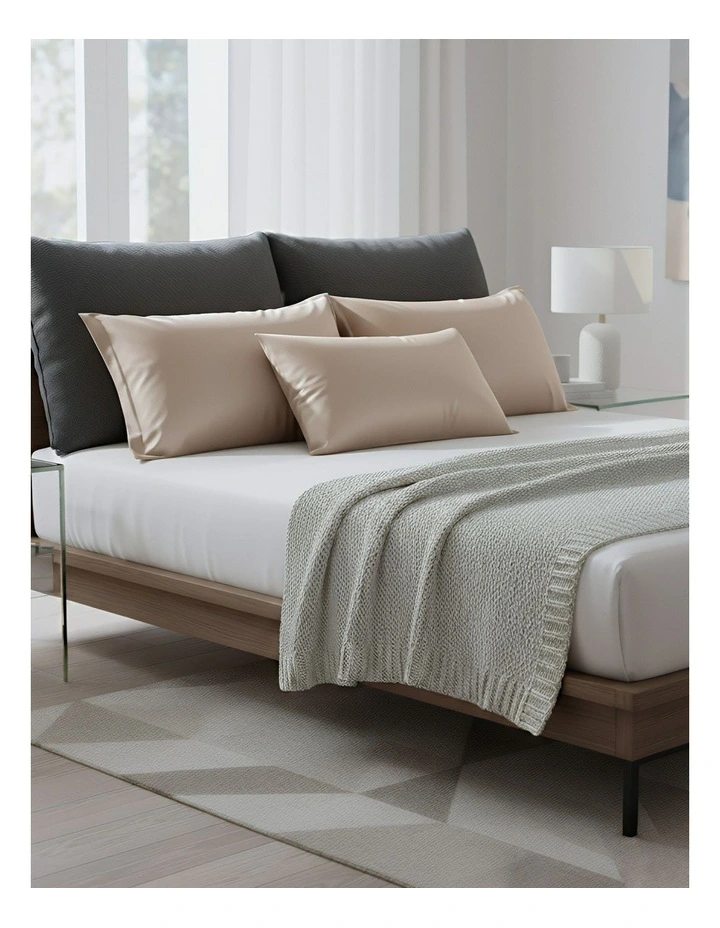 Mulberry Silk Pillowcase 50x90cm in Coffee Natural image 4