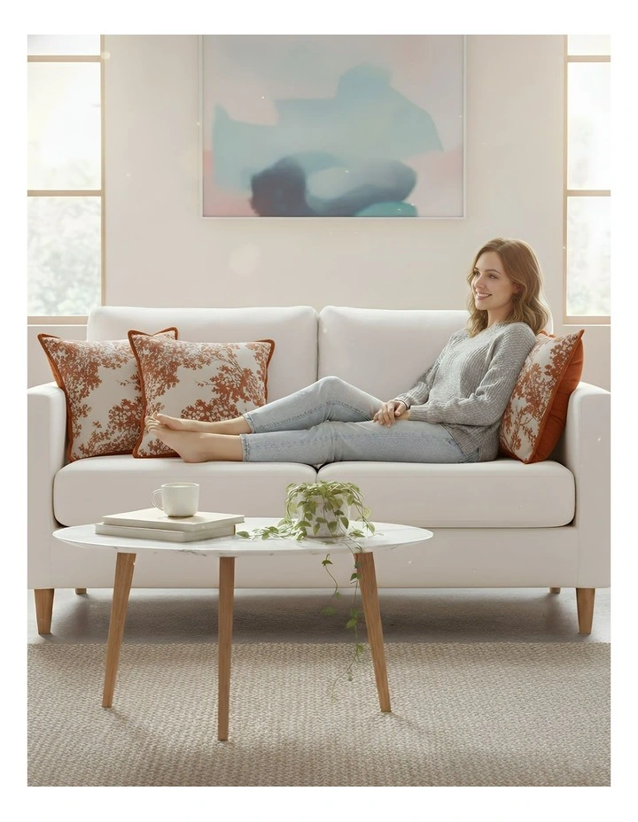 Tree Branches Print Decorative Cushion Cover in Brown image 5