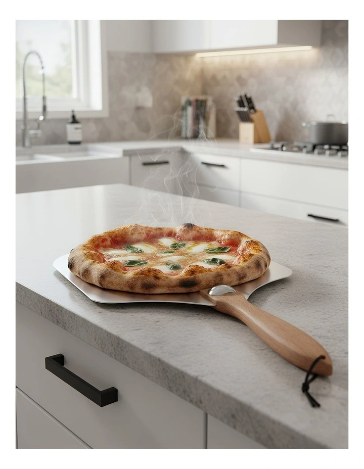 Pizza Shovel Oxidation 12*14 Inch in Silver image 2