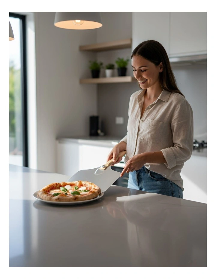 Pizza Shovel Oxidation 12*14 Inch in Silver image 3