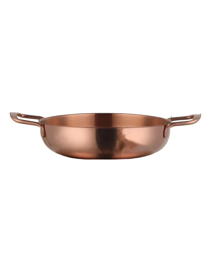 Large Stainless Steel Stock Pot in Rosegold image 1