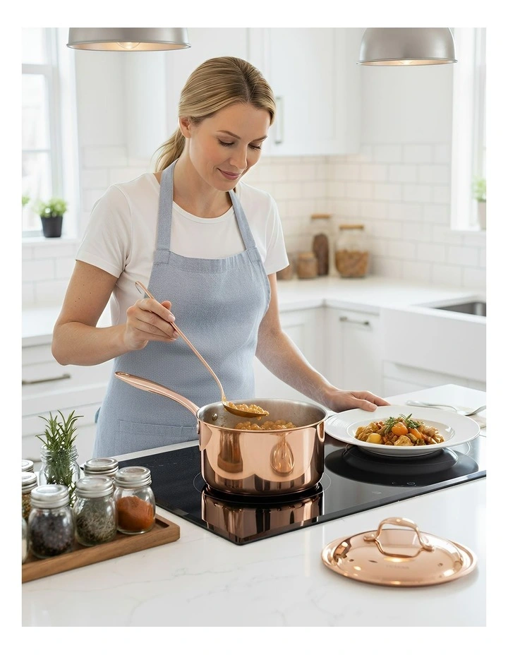 Stainless Steel Saucepan in Rose Gold image 5