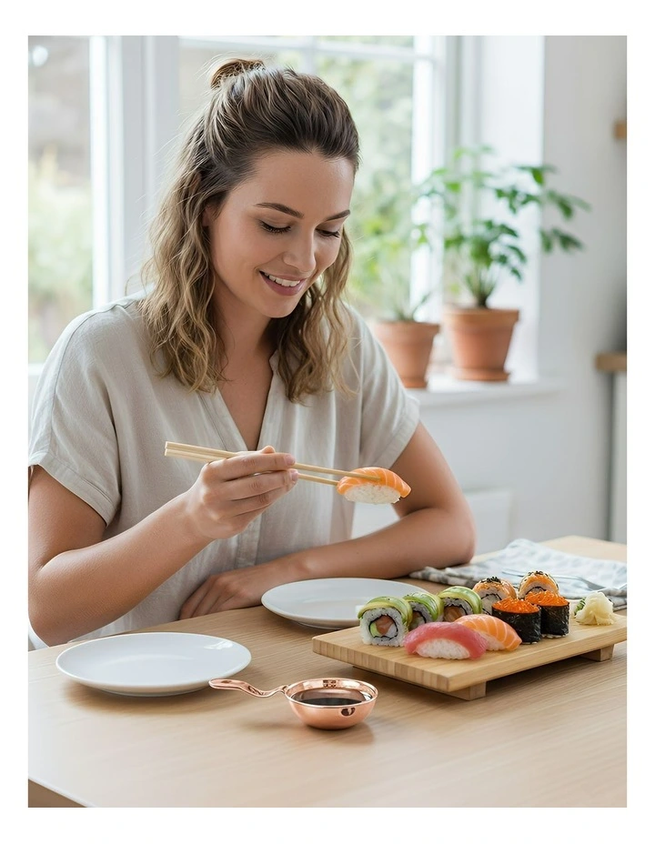 Stainless Steel Sauce Dish 2 Piece in Rose Gold image 4