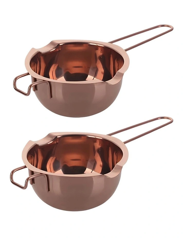 Chocolate Melt Bowl 2 Pieces in Rose Gold image 1