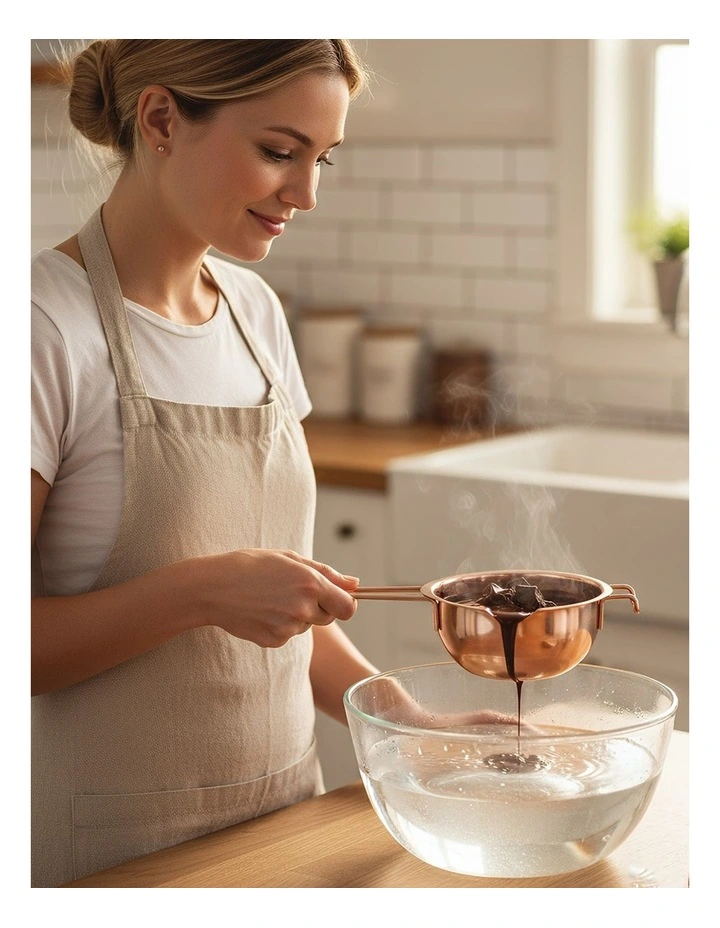 Chocolate Melt Bowl 2 Pieces in Rose Gold image 3