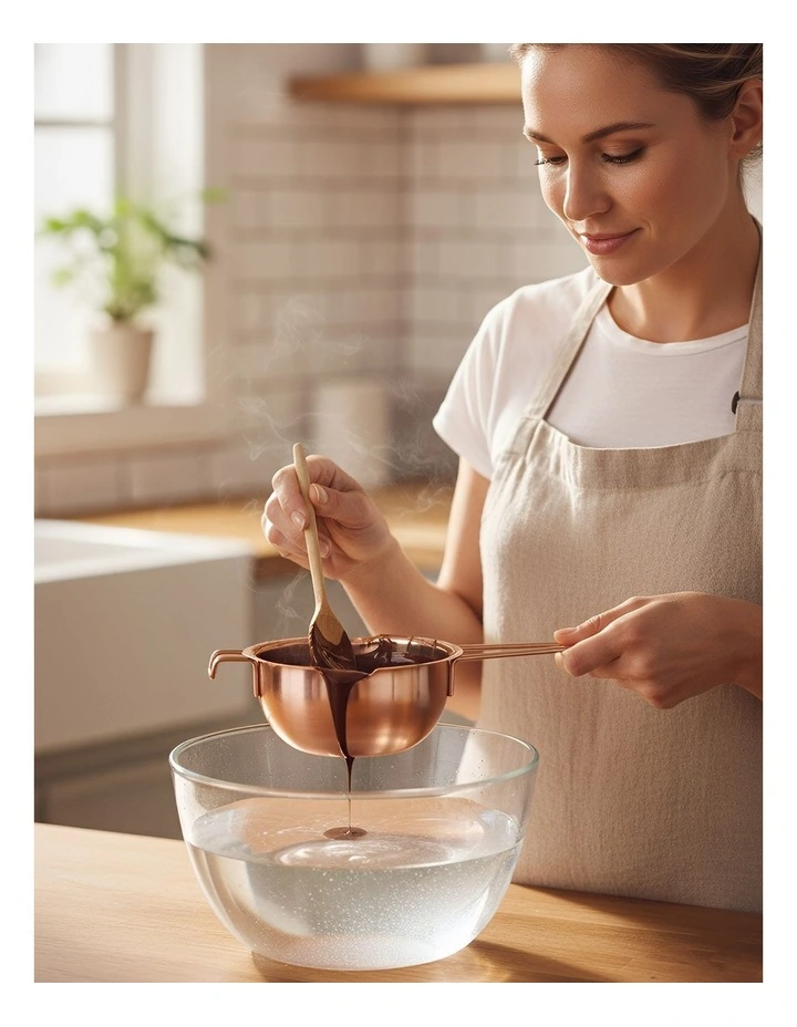 Chocolate Melt Bowl 2 Pieces in Rose Gold image 4