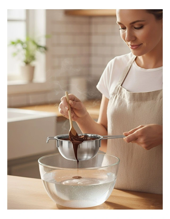 Multifunction Chocolate Melting Pot 1 Piece in Silver image 3