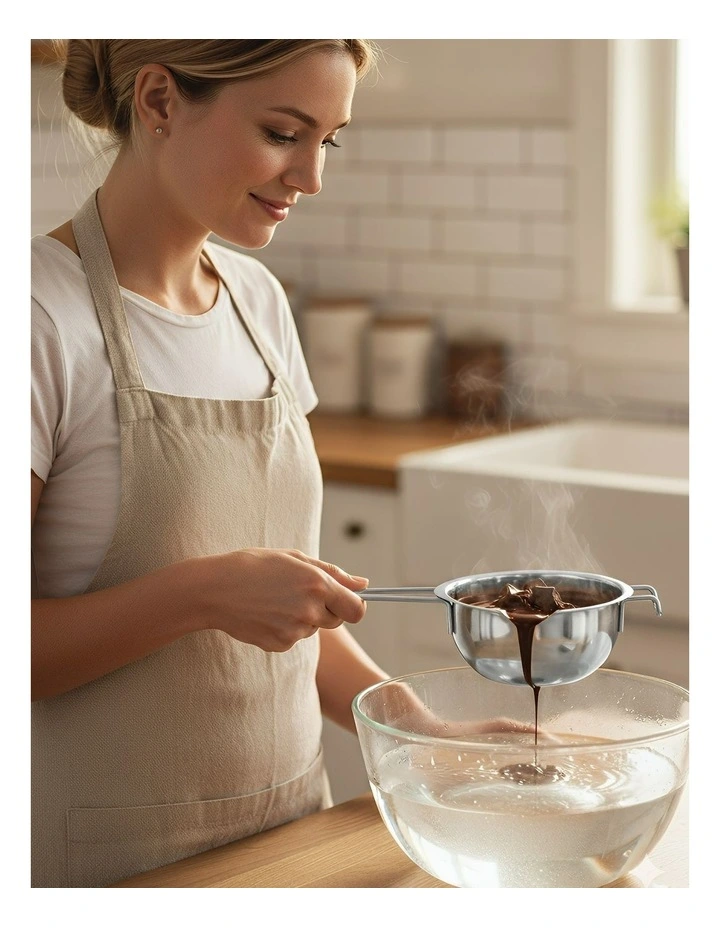 Multifunction Chocolate Melting Pot 1 Piece in Silver image 4