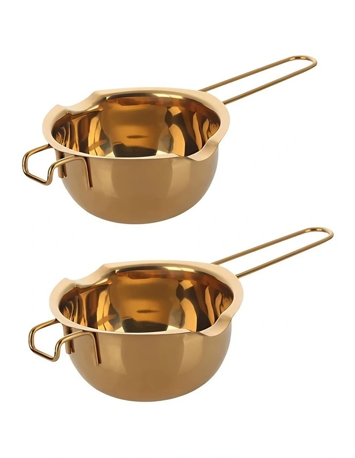 Chocolate Melting Pot 2 Piece in Gold image 1