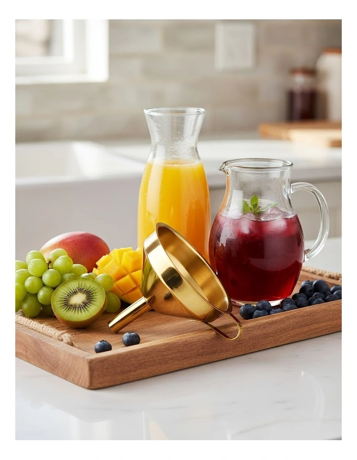 Stainless Steel Funnel 2 Pieces in Gold image 2