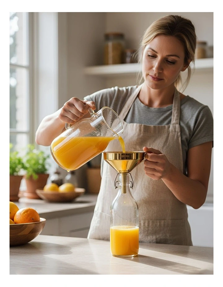 Stainless Steel Funnel 2 Pieces in Gold image 5