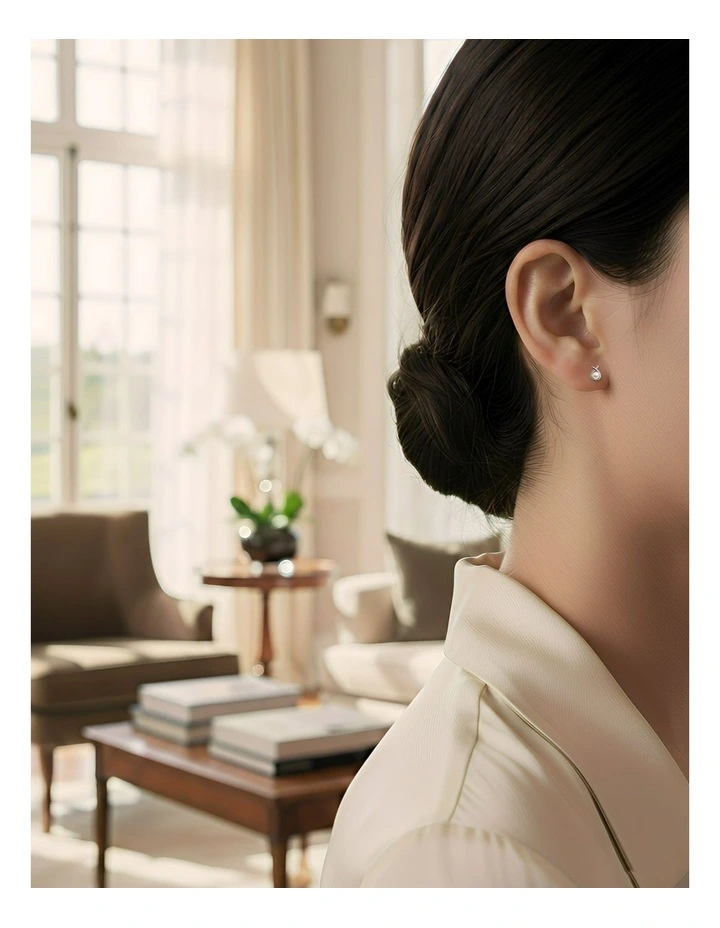 Fashion Earrings in Silver image 4