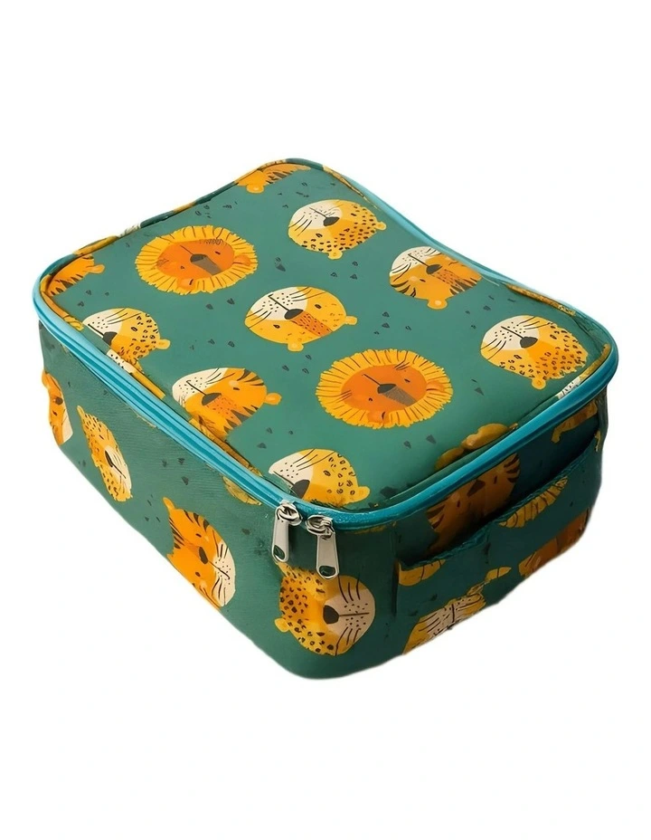 Jungle Cats Biggie Bag in Green image 1