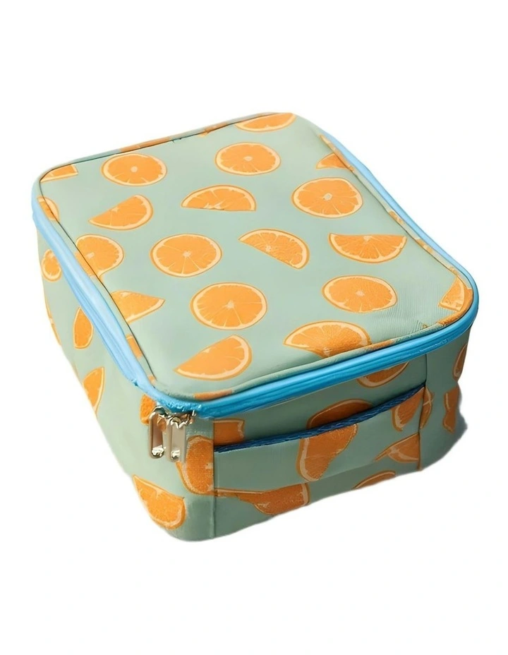 Orange Juice Biggie Bag in Blue image 1