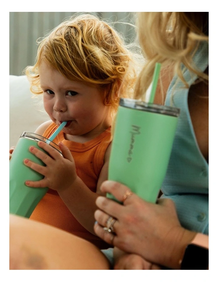 Mini Tumbler Bottle in Blue Lemonade image 3