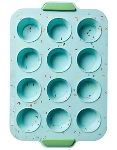 Dainty Dozen Baking Tray in Blue Lemonade