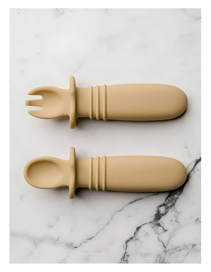 Selfie Spoon + Fork in Biscoff image 1