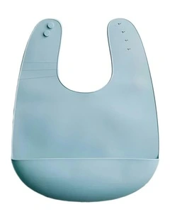 Silly Bib in Blue Lemonade