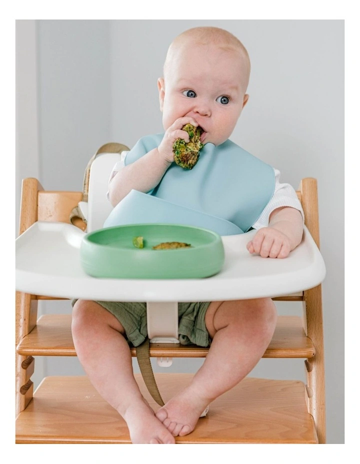 Silly Bib in Blue Lemonade image 3