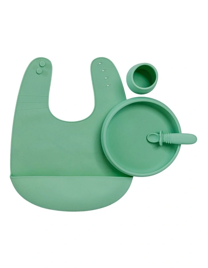 Silly Bib in Mint Crisp image 2