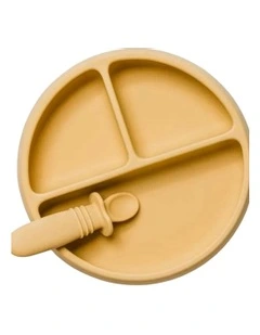 Suckie Scoop Divided Plate in Biscoff