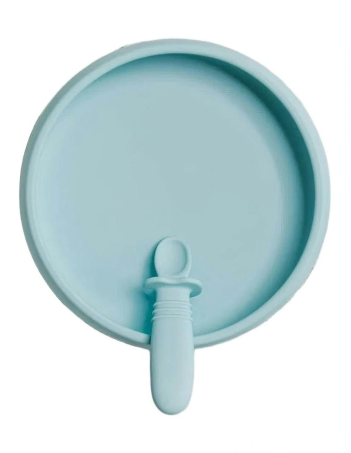 Suckie Scoop Plate in Blue Lemonade image 1
