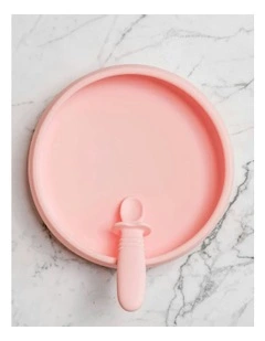 Suckie Scoop Plate in Fairy Floss
