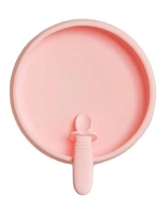 Suckie Scoop Plate in Fairy Floss