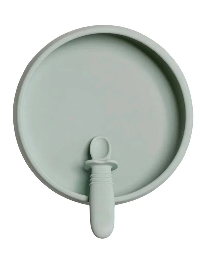 Suckie Scoop Plate in Meringue image 1