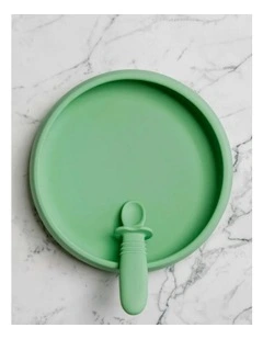 Suckie Scoop Plate in Mint Crisp