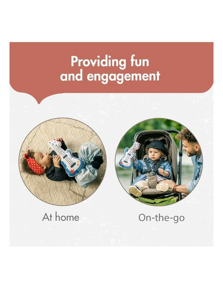 Tiny Love Tiny Rockers Fabric Soft Guitar image 7