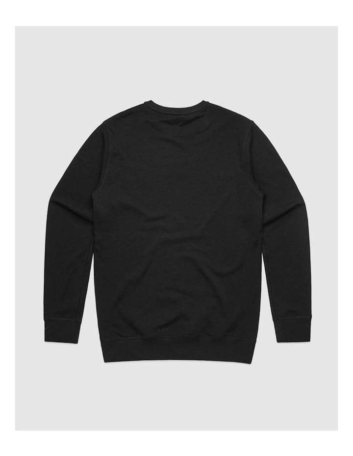 Polaroid Print Crewneck Sweater in Black image 3