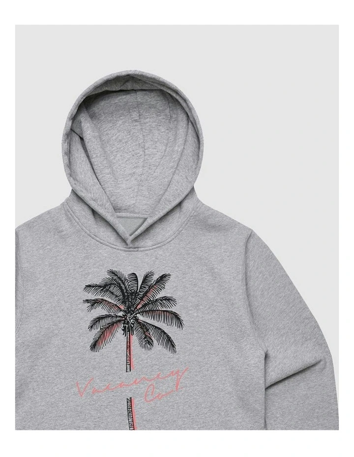 Tropical Hoodie in Grey image 2
