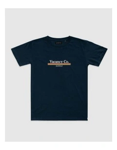 Polaroid Print Tee in Blue