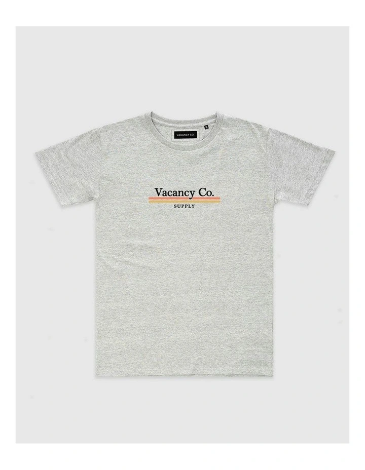 Polaroid Print Tee in Grey image 1