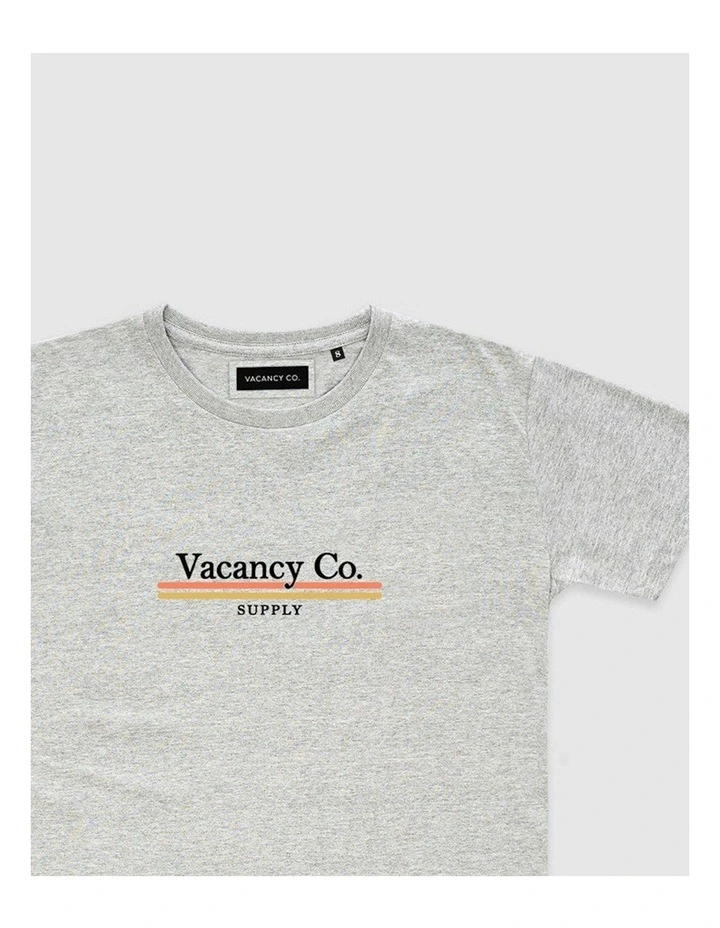 Polaroid Print Tee in Grey image 2