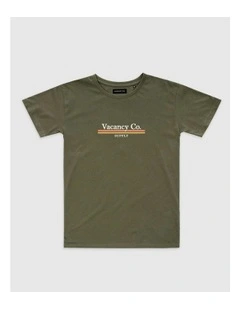 Polaroid Print Tee in Green