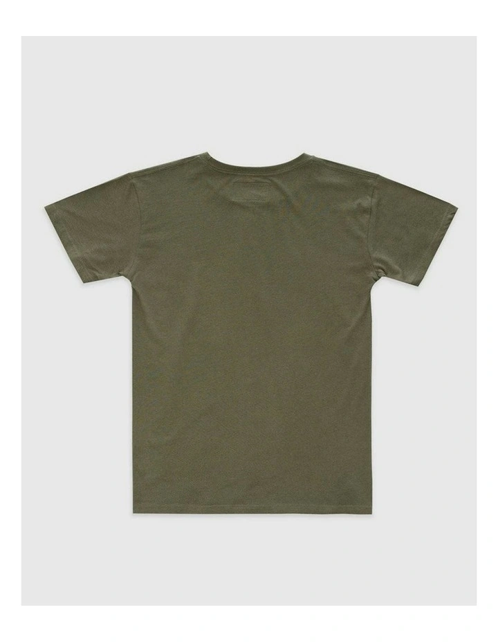 Polaroid Print Tee in Green image 3