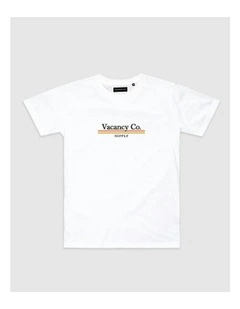 Polaroid Print Tee in White