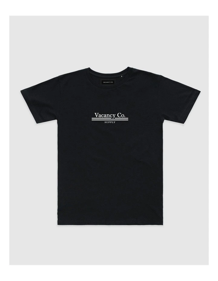Polaroid Rise Tee in Black image 1