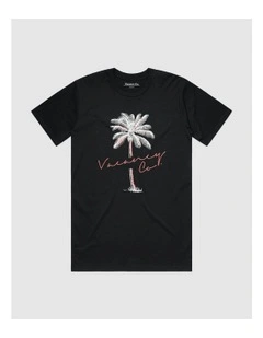 Tropical Tee in Black